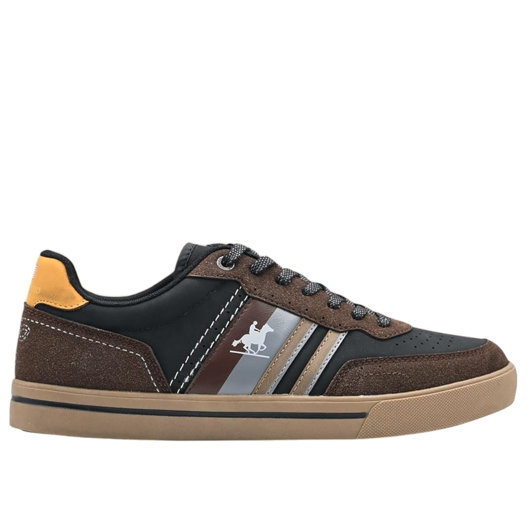 Stripe Nero/Marrone